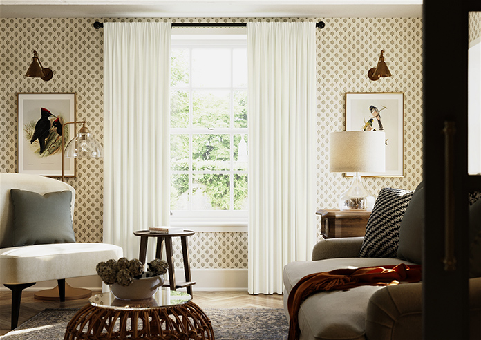 Ultra Luxe Velvet, White Lace - Made to Measure Curtains - Image 3